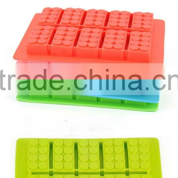 Food Grade Lego Ice Mold Silicone Ice Cube Tray Lego Cake Mold photo-5