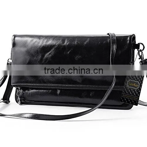 Womens Genuine Leather Clutch Handbags Purse With Strap Crossbody Messenger Bag for Women photo-4