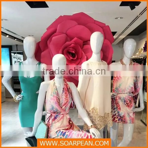 Customized Artificial PVC Flower for Window Display Decoration photo-3