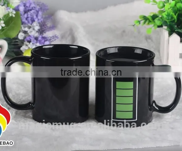 Customized Logo Hot Color Changing Ceramic Mug photo-6