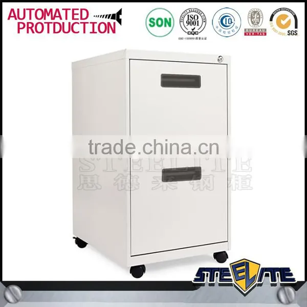 Hotel Furniture Metal Drawer Cabinet Movable Cabinet 2 Drawer Storage Cabinet photo-4