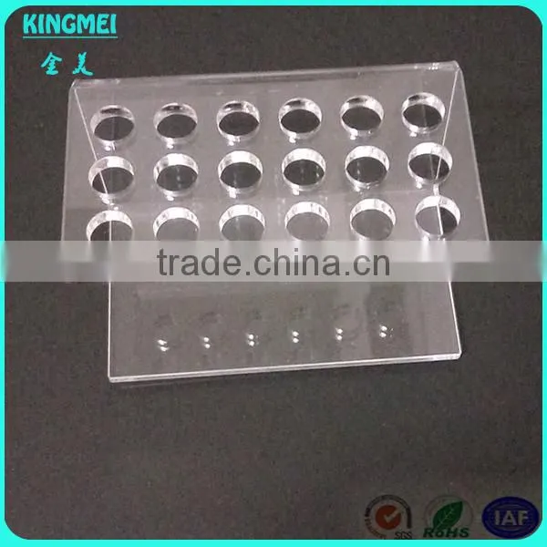 27 Slots Fashion Clear Custom Acrylic Makeup Brush Holder Manufacturer photo-4