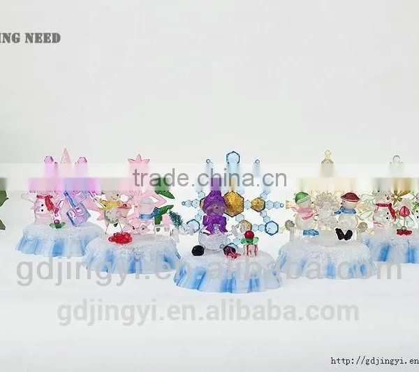 2015Dongguan Acrylic LED Color-changing Snowman and Snowflake photo-2