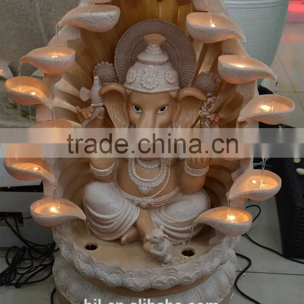 Indian Statue Wholesale Led Polyresin Buddha Fountain photo-3