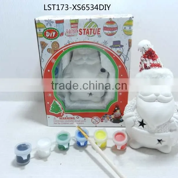 Ceramic Diy Paint Statue for Christmas Gift photo-4