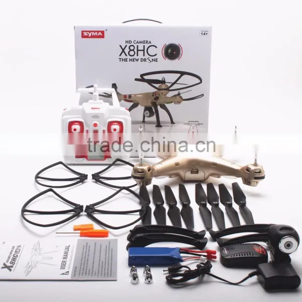 2.4Ghz Locking-High With Camera HD 2MP Radio Control Quadcopter 2016 New Drone Syma X8HC photo-6