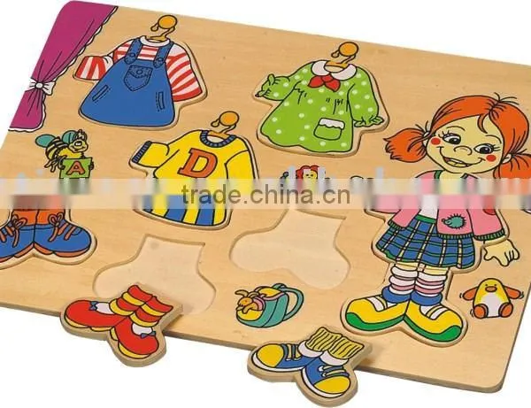 Dressing Puzzle,wooden Puzzle