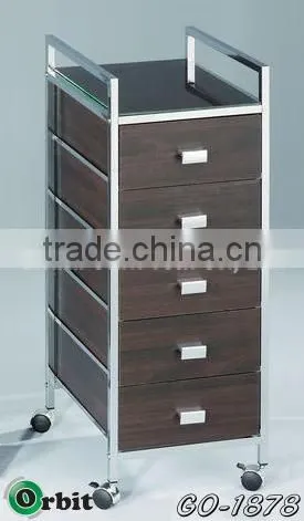 Home Furniture Rolling Plastic Storage Trolley, Mobile P.P Drawer Cart photo-5