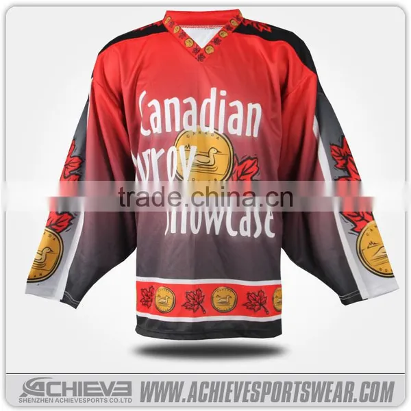 Gym Vintage Multicolor Custom Sublimation Team Ice Hockey Jersey, Cheap Team Hockey Shirts, Sublimated Ice Hockey Uniforms photo-2