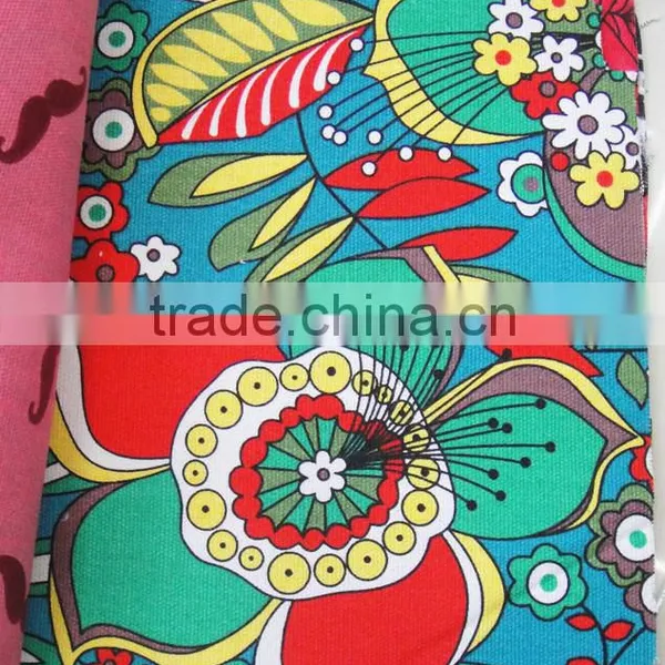 Fashion High Quality Lady Hot Shoes Rose Stripe Owl Cotton Canvas Wallet photo-2