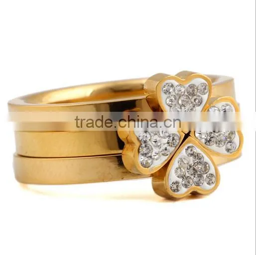 Matching Love Heart Shape Women and Mens Engagement Rings High End Titanium Steel Finger Rings for Valentine's Gifts photo-4