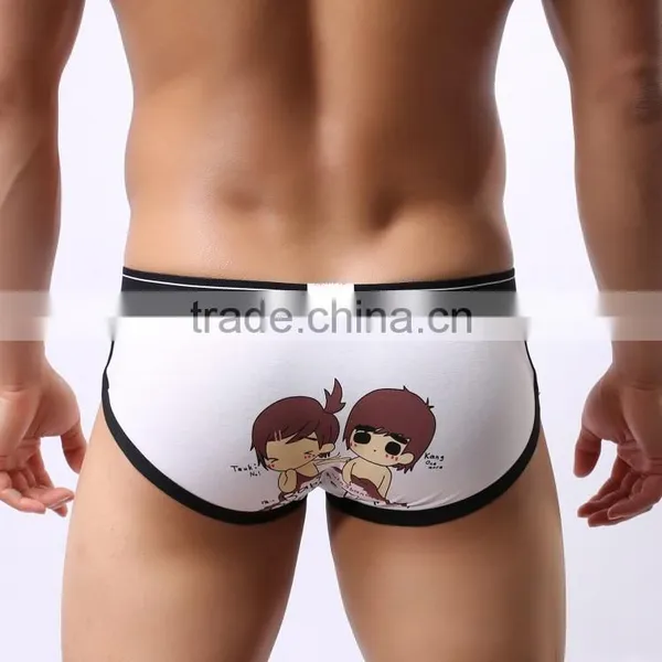 MGOO Passed Test Mens Sexy Gay Underwear Black Tight Cotton Spandex Big Cock Mens Thongs MB020 photo-3