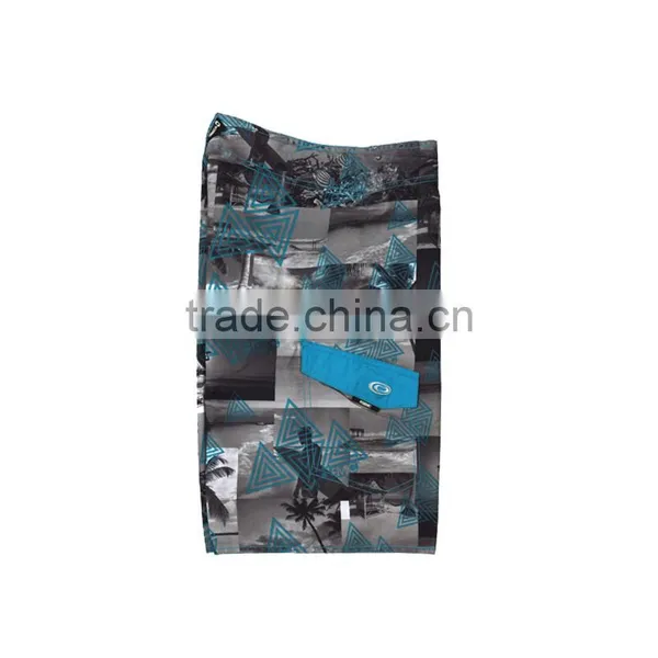 New Design 100% Polyester Men Board Short, Peach Beach Shorts photo-3