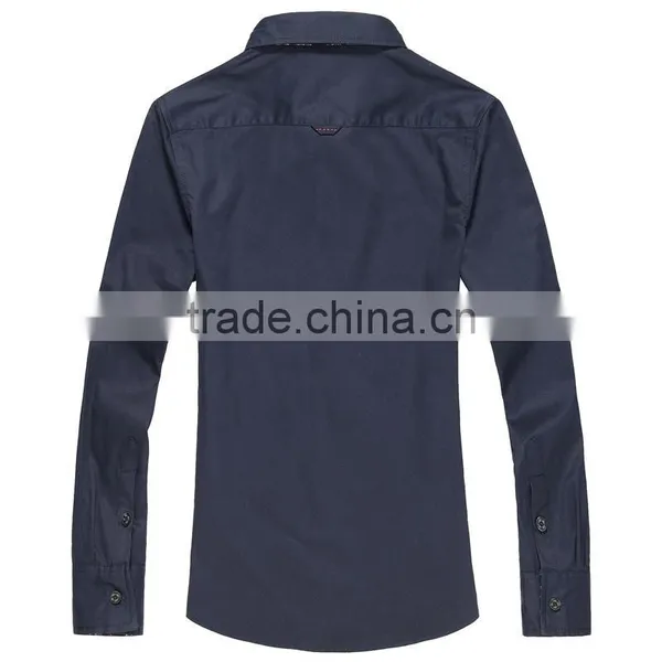 100% Cotton Latest Fashion Dress Pasiley Pocket Men Shirt photo-3