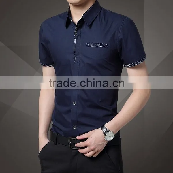 2015 Wholesale Latest Shirt Designs for Men photo-4