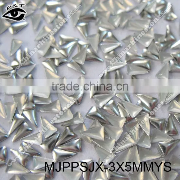 3x5mm Silver Triangle Studs for Nail Art Small Metal Studs for Nail photo-2