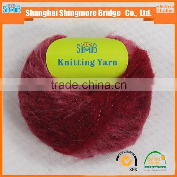 Texile Yarn China Supplier Cheap Wholesale Alpaca Mohair Yarn in Low Prices