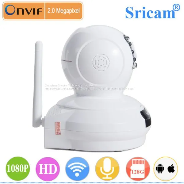 Sricam SP019 Full HD2.0MP Two Way Audio IP Camera Pan/Tilt Indoor Security Camera (White) photo-3