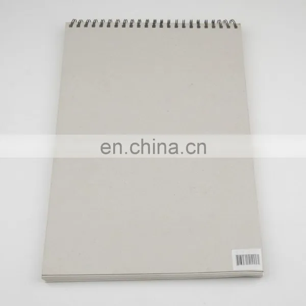 150gsm 60 Sheets Peforated Wire Bound Grey Hard Cover A3 Sketch Pad photo-2