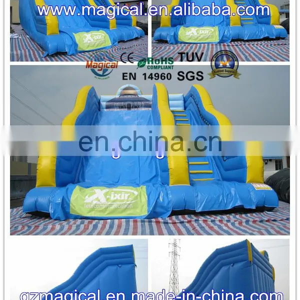 Inflatable Dry Double Lane Stair Slide for Sale photo-4