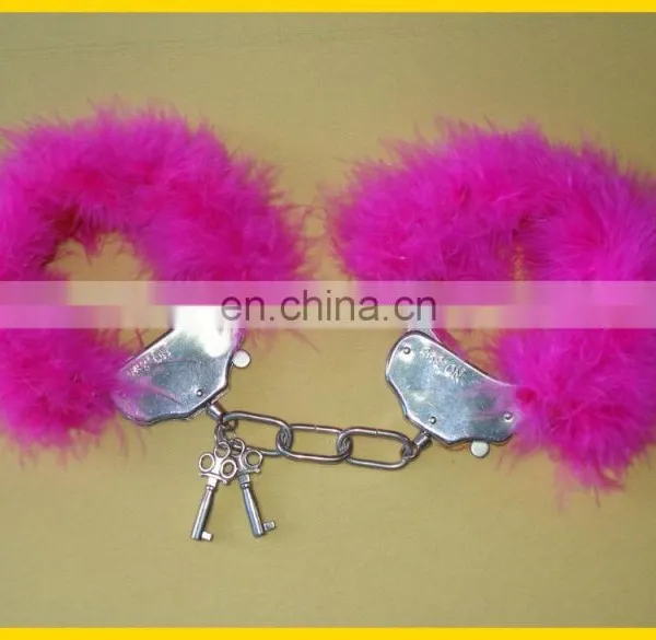 Electronic Crystal Rhinestone Handcuff With Black / Red / Pink Plush photo-2