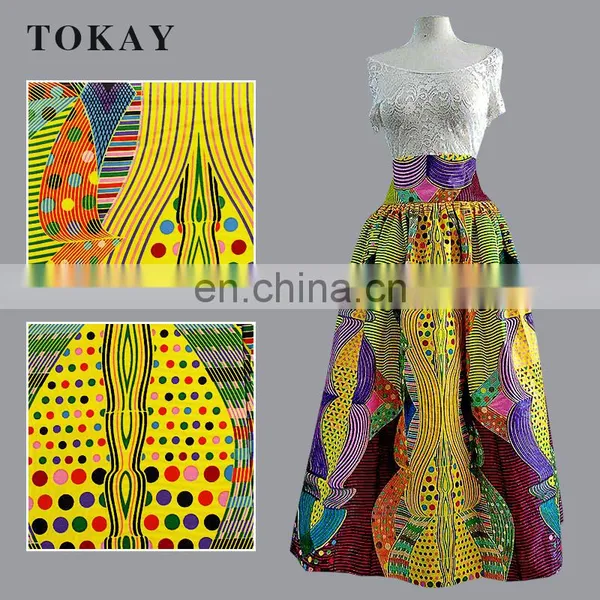 100% Cotton Ankara Holland Real African Wax Print Fabrics