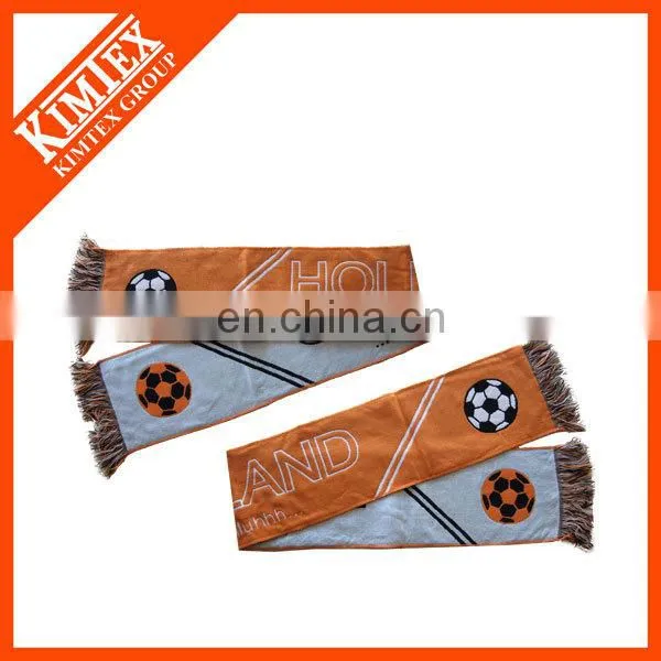 New 100% Acrylic Woven Promotional Scarf Fans photo-5