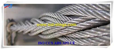 Point Line Contacted Steel Wire Rope Supplier 4V*39S+5FC photo-3