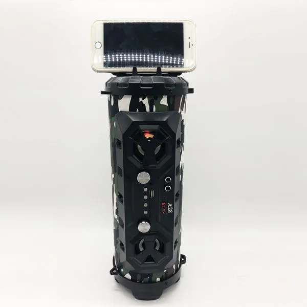 Portable Karaoke Super Bass Bazooka Speaker FM Radio Phone Holder USB 360 Degrees Surround Speaker photo-4