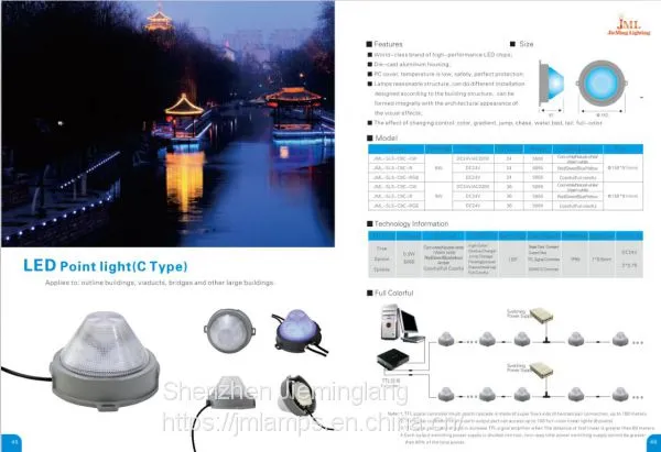 DMX512 RGBW IP65 External Control Outdoor Lighting 6WATT 9W Led Point Light Source for Landscape JML-PL-C photo-5