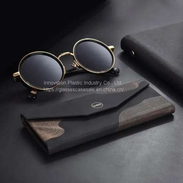 Personalized and Creative Portable Sunglasses Case; Unisex Folding Eyeglasses Holder photo-2