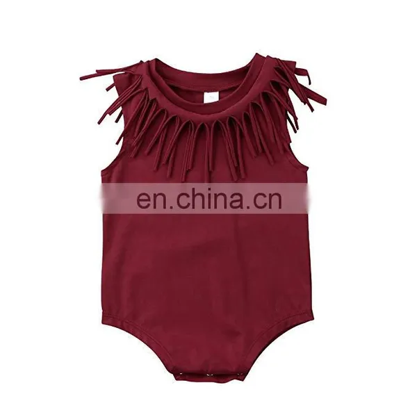 Cute Infant Baby Girl Sleeveless Romper Bodysuit Summer photo-2