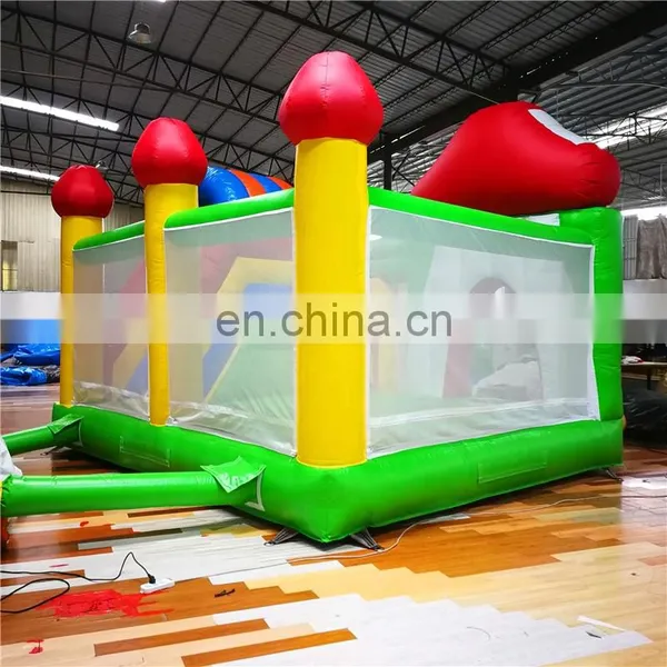 Mushroom Castle Inflatable Bounce Castle With Slide ,Inflatable Jumping Bouncer for Children photo-4