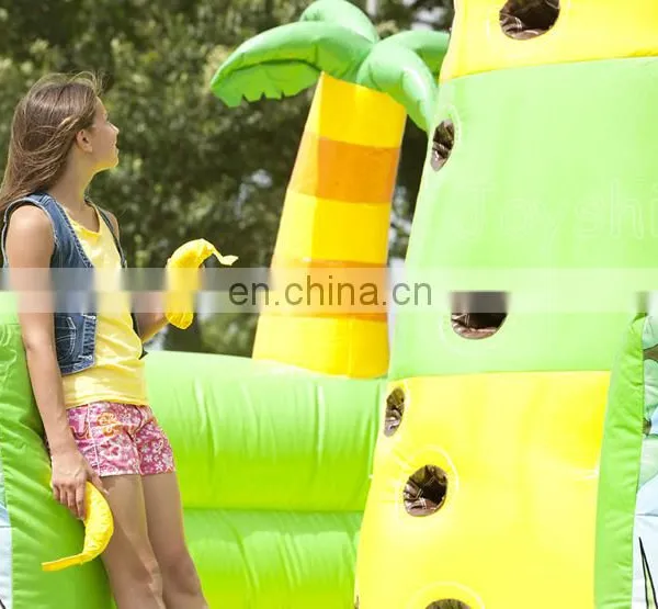 Jungle Themed Rock Climbing Wall Inflatable Climbing Climb Game For Adults photo-2