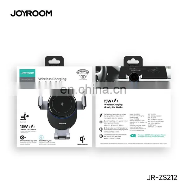 JOYROOM Gravity Car Holder Wireless Charging Car Charger Holder Mount Phone Wireless Charger photo-7