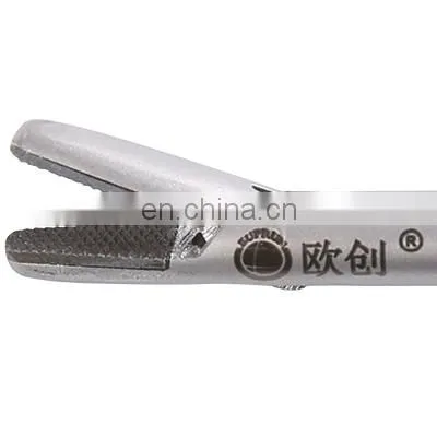 Reusable V-shaped Straight Needle Holder Forcpes Laparoscopic Instruments photo-2