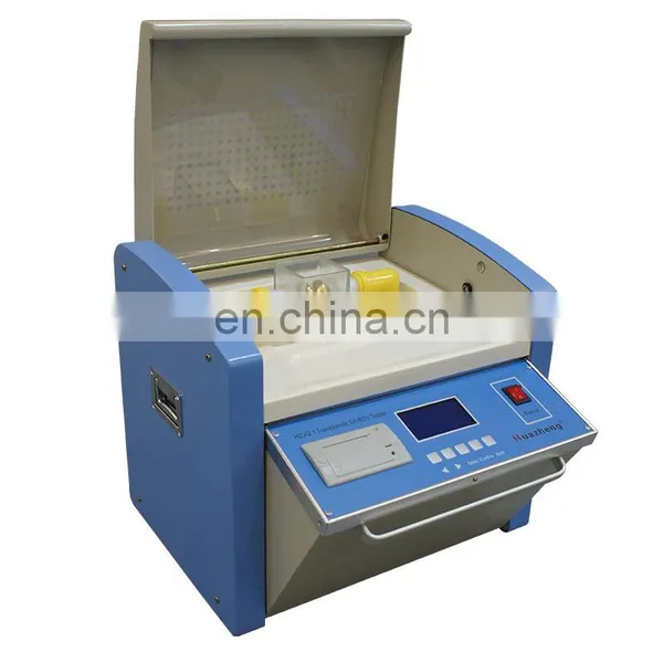 Lab Equipment HZJQ-1 Portable Transformer Oil Dielectric Strength Test 100kv Dielectric Breakdown Tester photo-4