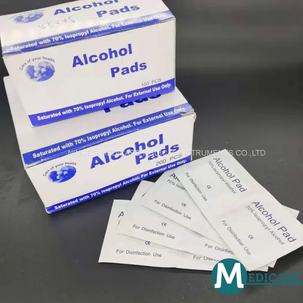 Alcohol Pad Swab 65*56mm 70% Isopropyl Alcohol Swab Alcohol Pads Alcohol Prep Pads photo-3