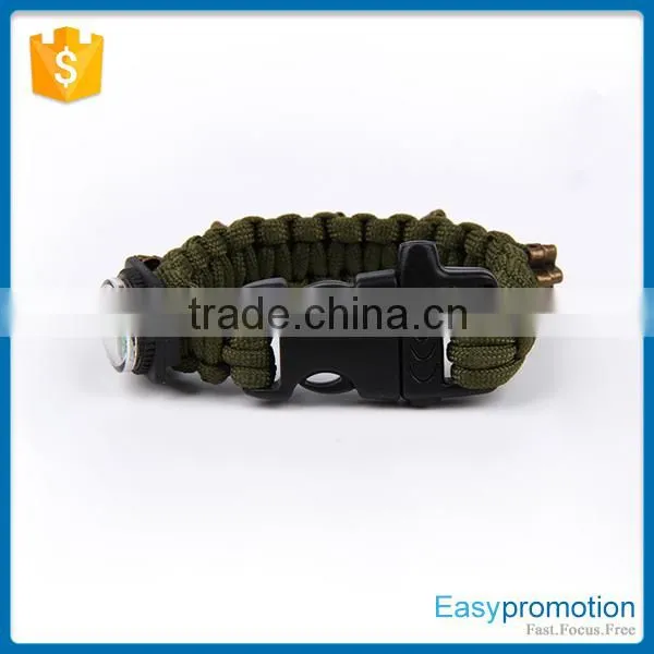 Outdoor Paracord Survival Braided Bracelet/hiking Paracord Survival Bracelet Wholesale photo-3