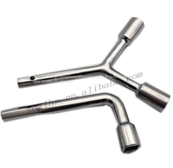 Universal Cross Triangle Key Wrench Adjustable Key for Train photo-3