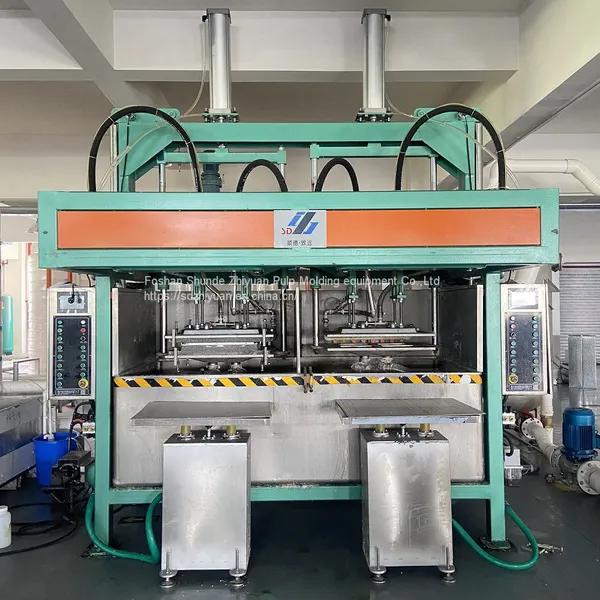 Automatic Double-cyclinder Two Station Forming Machine to Make the Paper Tray Product