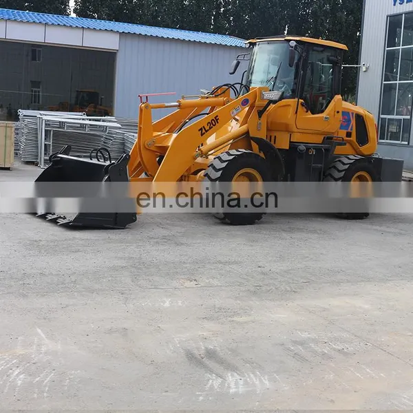 Factory Direct Efficient 2ton Engineering /Earth-moving Machinery ZL20 920 Shovel Loader Front Loader With Wood Grapple photo-5