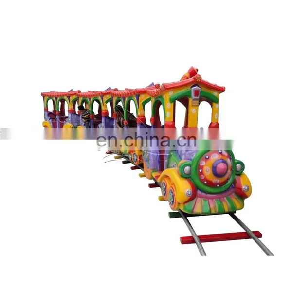 Children Party Train With Closed Train Cabin Cheap Electric Train for Sale photo-2