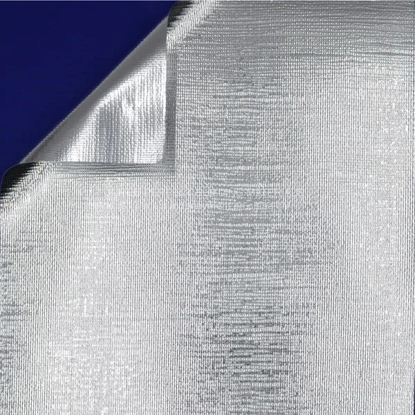 Aluminum Foil Fiberglass Cloth Coated Fabric for Insulation PUR PIR Rockwool Glasswool photo-2