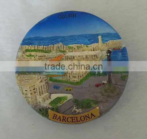 Resin Fridge Magnet, 3D Souvenir Fridge Magnet Custom Made