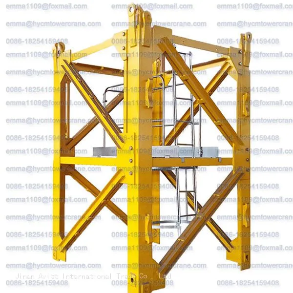 L68 Potain Tower Crane Mast Section 2*3m Split Type Tower Crane Spare Parts photo-2