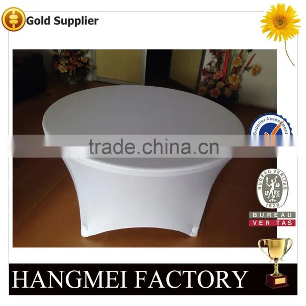 Spandex And Polyester Fabric Wholesale Stretch Table Cover HM-ZB53 photo-4