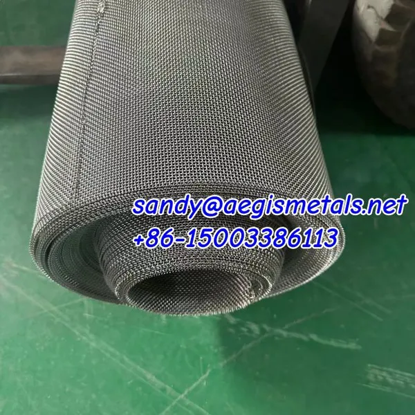 Nickel Chrome Alloy 2080 2035 1560 Cr20Ni35 Cr15Ni60 Nichrome Weave Wire Mesh photo-5