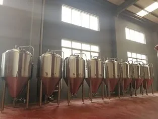 Pub / Beer Bar Large Home Brewing Systems Beer Fermentation Tank Jacketed Conical photo-2