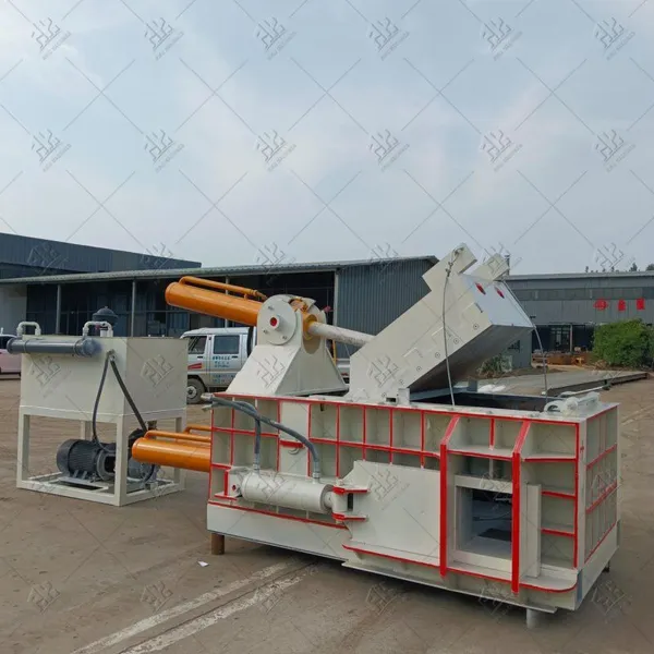 Large Capacity Scrap Metal Baler Machine for Auto Shredded Materials Appliances